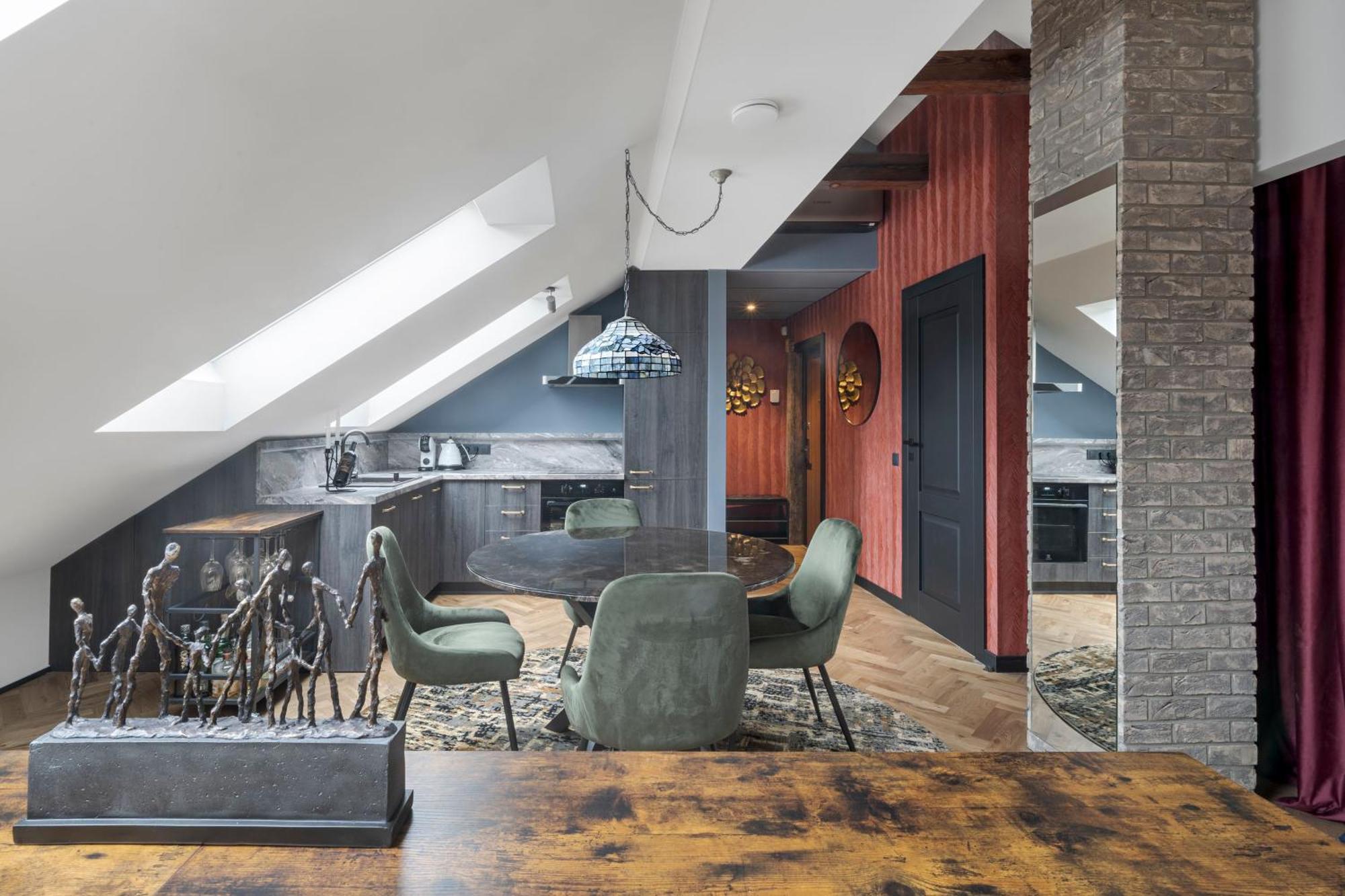 Апартаменти Cozy Penthouse Аеропорт Вільнюс Екстер'єр фото