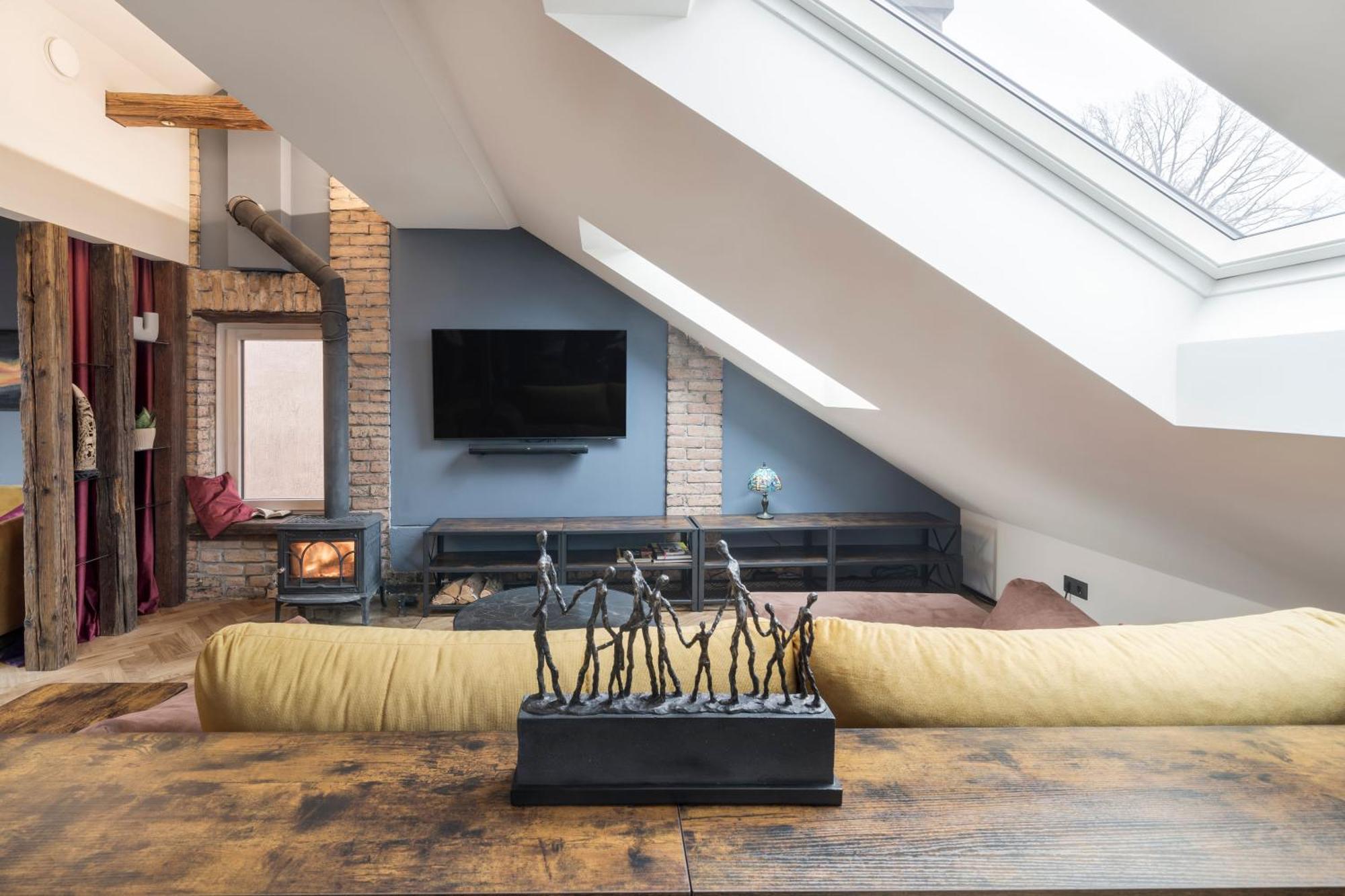 Апартаменти Cozy Penthouse Аеропорт Вільнюс Екстер'єр фото